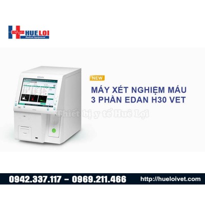 Máy xét nghiệm máu thú y 3 phần EDAN H30 VET